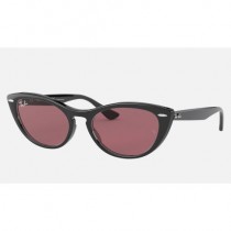 Ray Ban Nina RB4314 Sunglasses Violet Photocromic Black