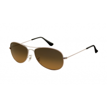Ray Ban RB3362 Sunglasses Arista Frame Crystal Brown Gradient Green