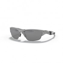 Oakley Half Jacket 2.0 Low Bridge Fit Sunglasses Silver Frame Slate Iridium Lens