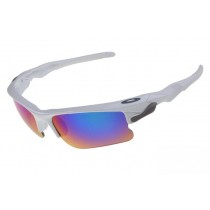 Oakley Fast Jacket sunglasses white / ice iridium