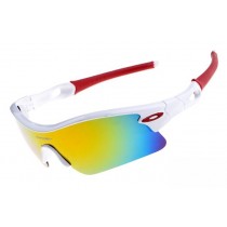 Oakley Radar Path sunglasses white / fire iridium 1975