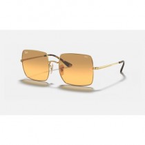 Ray Ban Square 1971 Washed Evolve Orange Photochromic Evolve Gold