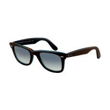 Ray Ban RB2140 Wayfarer Tortoise Frame Crystal Gradient Light Blue