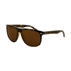 Ray Ban RB4147 Sunglasses Light Havana Frame Crystal Deep Brown Lens