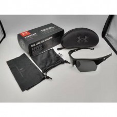Under Armour Octane Sunglasses Black Frame Polarized Grey Lens
