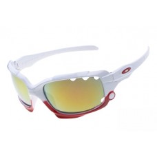 Oakley Racing Jacket sunglasses white / fire iridium online