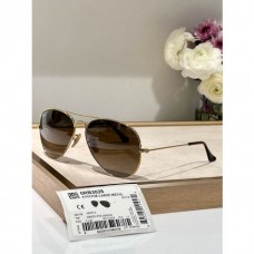 Ray Ban Aviator Large Metal RB3025 Sunglasses Arista Frame Brown Polarized Lenses