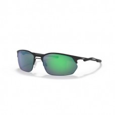 Oakley Wire Tap 2.0 Sunglasses Satin Light Steel Frame Prizm Jade Lense