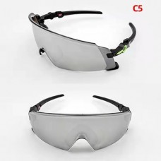 Oakley Kato X OO9475 Sunglasses Black Frame Prizm Grey Lens Green Logo